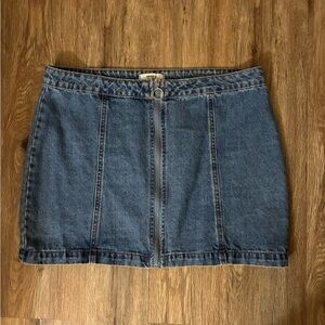 Forever 21 Blue Pencil Mini Skirt Casual